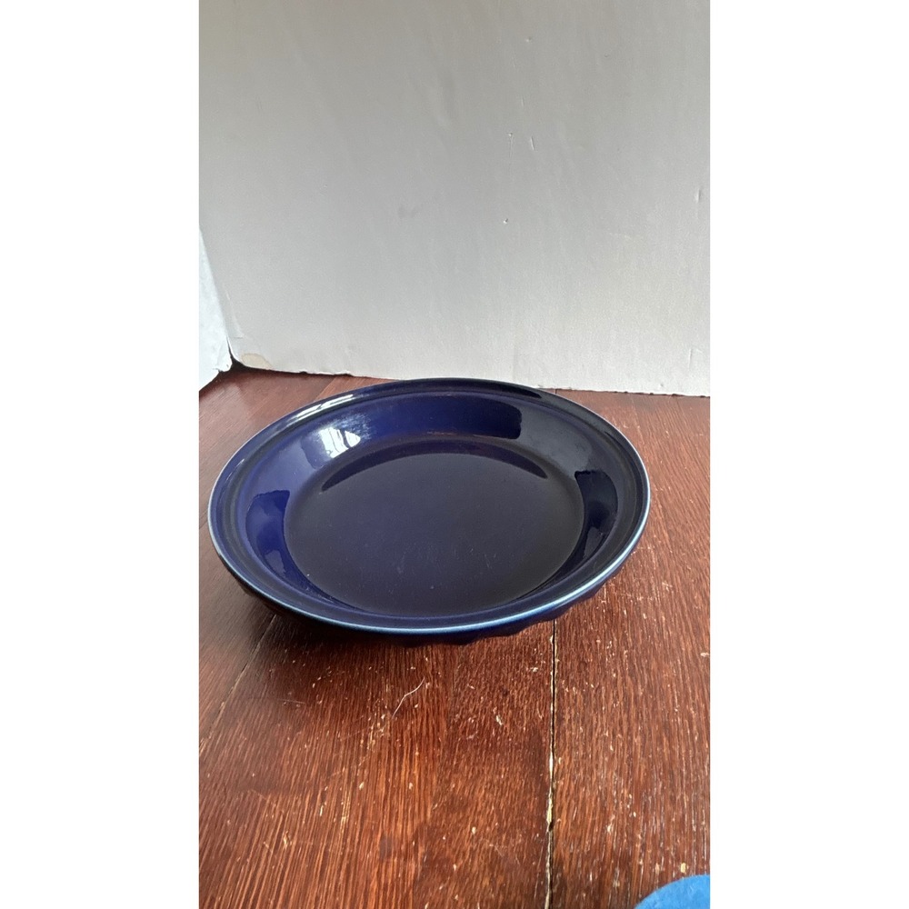 Fiesta Cobalt Blue Deep Dish Pie Baker 10.5 Inch Scalloped Rim Ceramic USA HLC